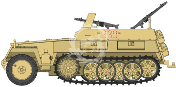  Sd.Kfz. 250/1 Ausf. B (neue Ausführung) - Special Armour SA72005 skala 1/72
