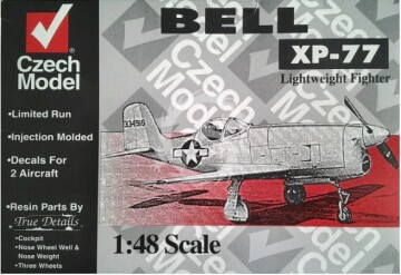 Bell XP-77 Lightweight Fighter - Czech Model  4803 skala 1/48