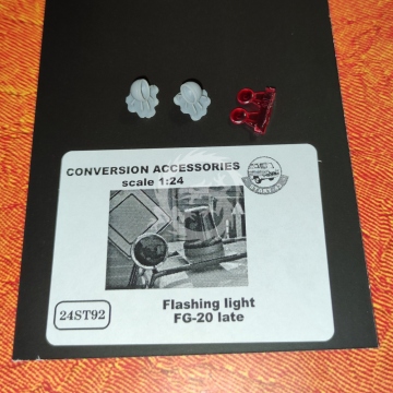 Flashing light  FG-20  late 2pcs red - Start43 St92r skala 1/24