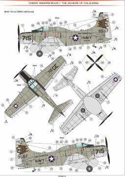 AD-5W SkyRaider A&A Models 7228 skala 1/72 