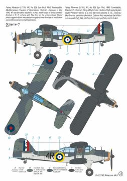 Fairey Albacore Mk.I - Special Hobby 100-SH72152 skala 1:72