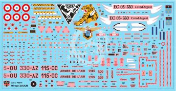Mirage 2000B operational trainer - ModelSvit MSVIT 72074 skala 1:72