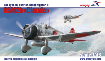 Model plastikowy IJN Type 96 carrier-based fighter II A5M2b “Claude” (late), WINGSY KITS D5-01, skala 1/48