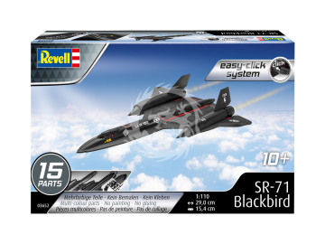 Model plastikowy Lockheed SR-71 Blackbird easy-click-system Revell 03652 skala 1/110
