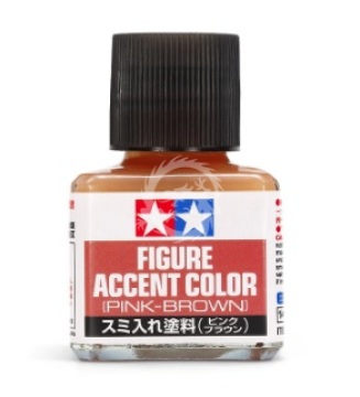 Wash do skóry - Figure Accent Color (różowo-brązowy) Tamiya 87201 