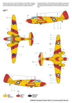 Airspeed Oxford Mk. I/II Commonwealth Service Special Hobby SH48104 skala 1/48