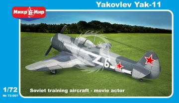 Yak 11 training aircraft Mikromir MM72-007 skala 1/72