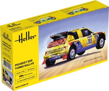 PREORDER-  Peugeot 205 Turbo Rally Heller 80189 skala 1/43