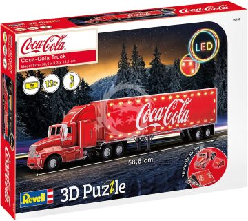  3D Puzzle Coca-Cola Truck LED Edition Revell 00152