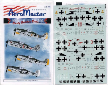 Focke-Wulf FW 190 Early Butcher Birds Pt. II AeroMaster  72-198 skala 1/72