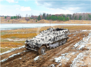 Sd.Kfz.251/1 Ausf.B - ICM 35106 skala 1/35