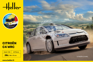 STARTER KIT Citroen C4 WRC - Heller 56756 skala 1/24