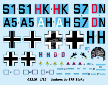  Junkers Ju-87R Stuka - Trumpeter 03216 skala 1/32