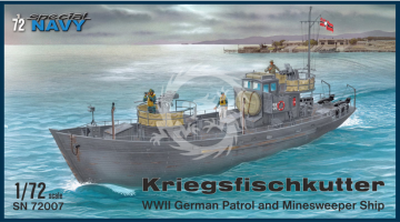 PRZEDSPRZEDAZ - Kriegsfischkutter ‘WWII German Patrol and Minesweeper Ship’ - Special Hobby SN72007 skala 1/72 