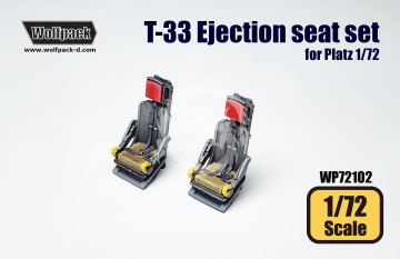 T-33 Ejection seat set for Platz - Wolfpack WP72102 skala 1/72