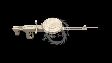 Te-4 Japanese Machine Gun - Metallic Details MDR48287 skala 1/48