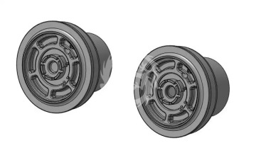 Mi-24/Mi-35 Wheels set - Metallic Details MDR3519 skala 1/35