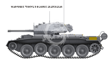 Crusader Mk.III British Cruiser Tank Mk. VI - Border Model BT-012 skala 1/35