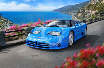 NA ZAMÓWIENIE  - Bugatti EB110 Revell 07353 skala 1/24 