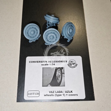 Vaz Lada / AZLK wheels ( type 1 ) + convers - Start43 St136 skala 1/24