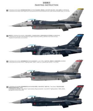 F-16CM Block 50 Fighting Falcon - Great Wall Hobby L4836 skala 1/48