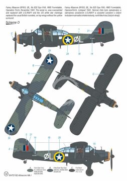 Fairey Albacore Mk.I - Special Hobby 100-SH72152 skala 1:72