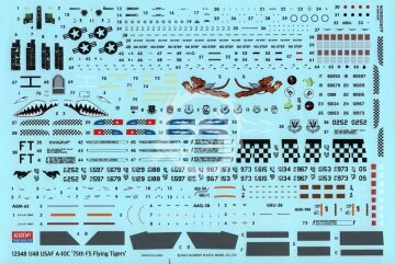 A-10C Thunderbolt II 75th FS Flying Tigers Academy 12348 skala 1/48