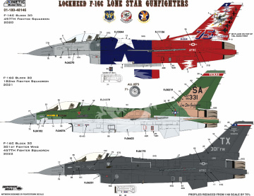 PREORDER - F-16C TEXAS ANG (IPMS 2023)  KINETIC K48146 skala 1/48