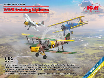 PROMOCYJNA CENA -  WWII training biplanes ICM 32039 skala 1/32 