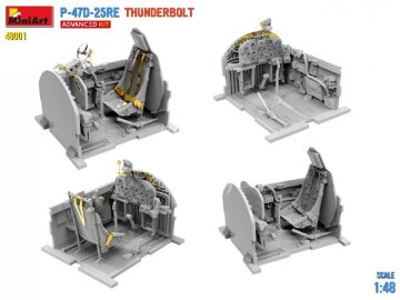 P-47D-25RE Thunderbolt Advanced Kit MiniArt 48001 skala 1/48