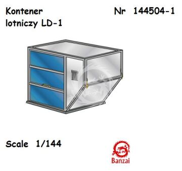 Kontener lotniczy LD-1 - Banzai 144504-1  skala 1/144