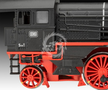 Lokomotywa Schnellzuglokomotive S3/6 BR18(5) mit Tender 2‘2’T Revell 02168 skala 1/87