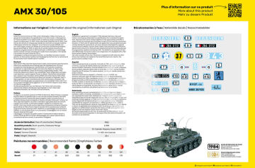 AMX30/105 - Heller 81137 skala 1/35