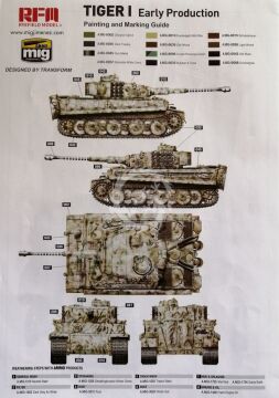  TIGER EARLY PRODUCTION W/FULL INTERIOR - Rye Field Model 5025 skala 1/35