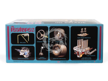 1969 Ford Galaxie AMT - AMT1373 skala 1/25