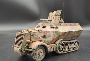  Schuztenpanzerwagen U304(f) mit 3,7 cm PaK 36 - KM Model KM-72006  Wydruk 3D skala 1/72