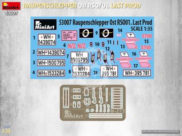 Raupenschlepper Ost RSO/01. Last Prod - MiniArt 53007 skala 1/35