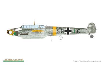 Bf 110F - Eduard 7084 skala 1/72