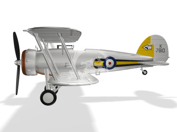 MDR14466 Metallic Details Model samolotu Gloster Gauntlet Mk.II w skali 1/144, drukowany w 3D
