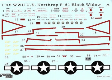 P-61B Black Widow Great Wall Hobby GWH L4810 skala 1/48