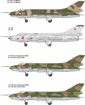 Model plastikowy Su-17M ModelSvit 72011 skala 1/72