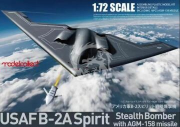 B-2A Spirit Stealth Bomber with AGM-158 missile Modelcollect UA72214 skala 1/72