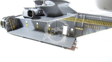 Blaszka fototrawiona Mi-26 aircraft cargo hold for Zvezda 7270 Microdesign MD 072261 skala 1/72