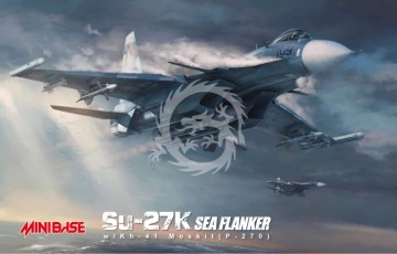 Su-27K Sea Flanker w/Kh-41 Moskit (P-270) - Minibase 8002 skala 1/48