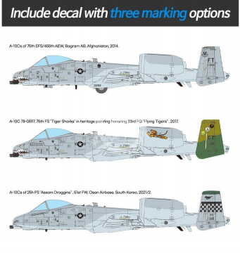 A-10C Thunderbolt II 75th FS Flying Tigers Academy 12348 skala 1/48