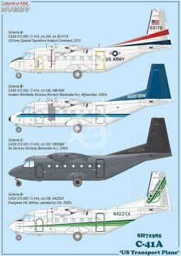 C-41A 'US Transport Plane' Special Hobby SH72385 skala 1/72