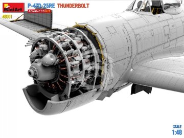 P-47D-25RE Thunderbolt Advanced Kit MiniArt 48001 skala 1/48