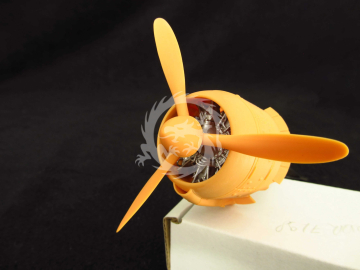 Fiat CR.42 Falco. Cowling and engine - Metallic Details  MDR3237 skala 1/32