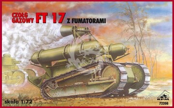 Czołg gazowy FT-17 z fumatorami - RPM 72208 skala 1/72 