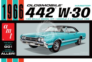 1966 Oldsmobile 442 W30 Hardtop -  AMT 1432 skala 1/25